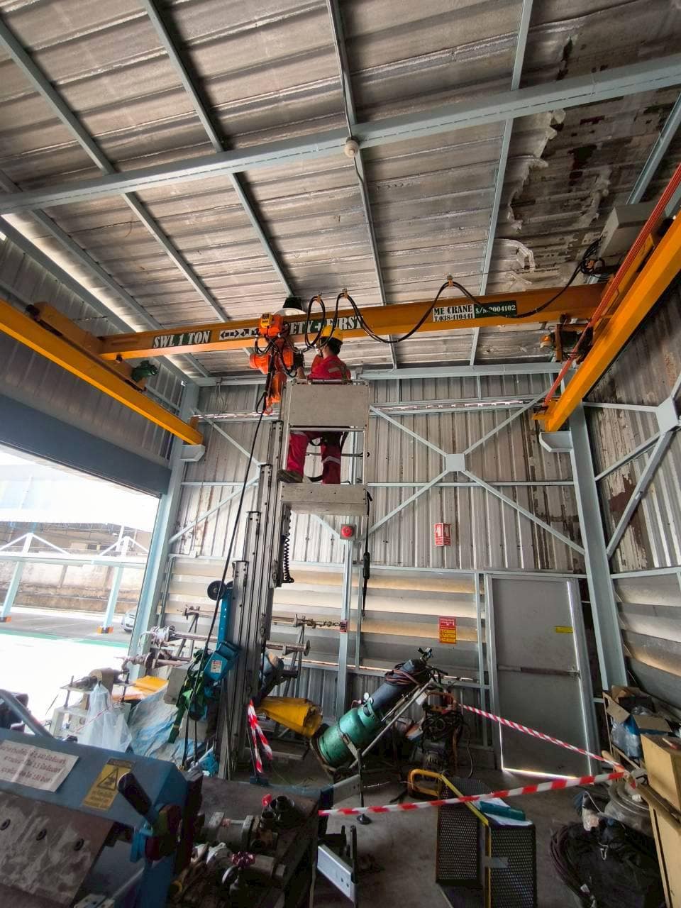 งานตรวจสอบ บำรุงรักษาเชิงป้องกัน overhead crane ทุกยี่ห้อ